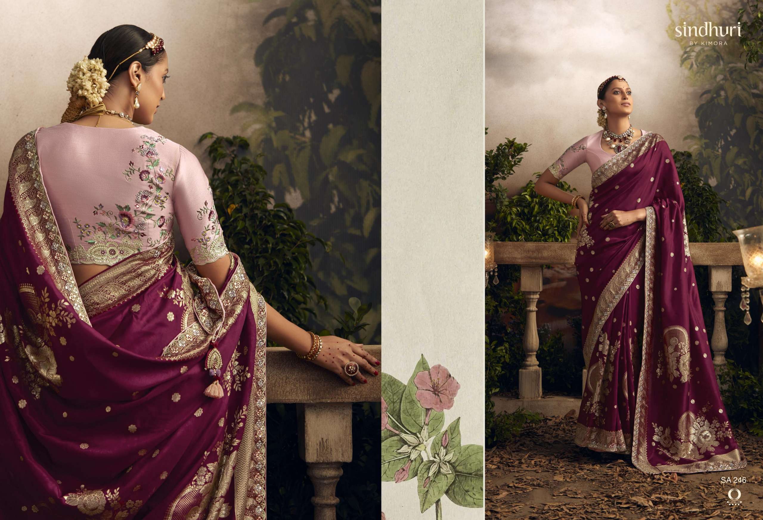 Kimora Sindhuri Radha Rani Embroidery Designer Sarees Wholesale Manufacture in india