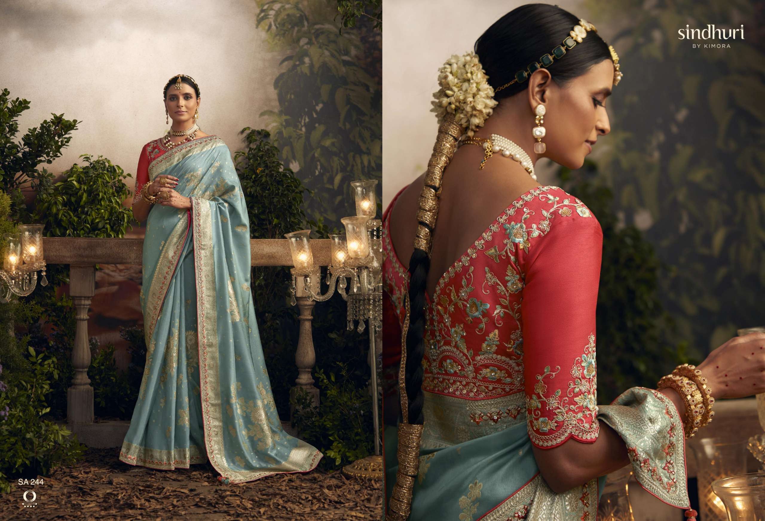 Kimora Sindhuri Radha Rani Embroidery Designer Sarees Wholesale Manufacture in india