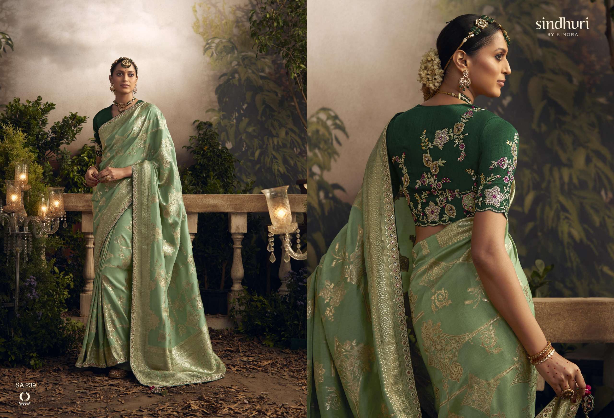 Kimora Sindhuri Radha Rani Embroidery Designer Sarees Wholesale Manufacture in india