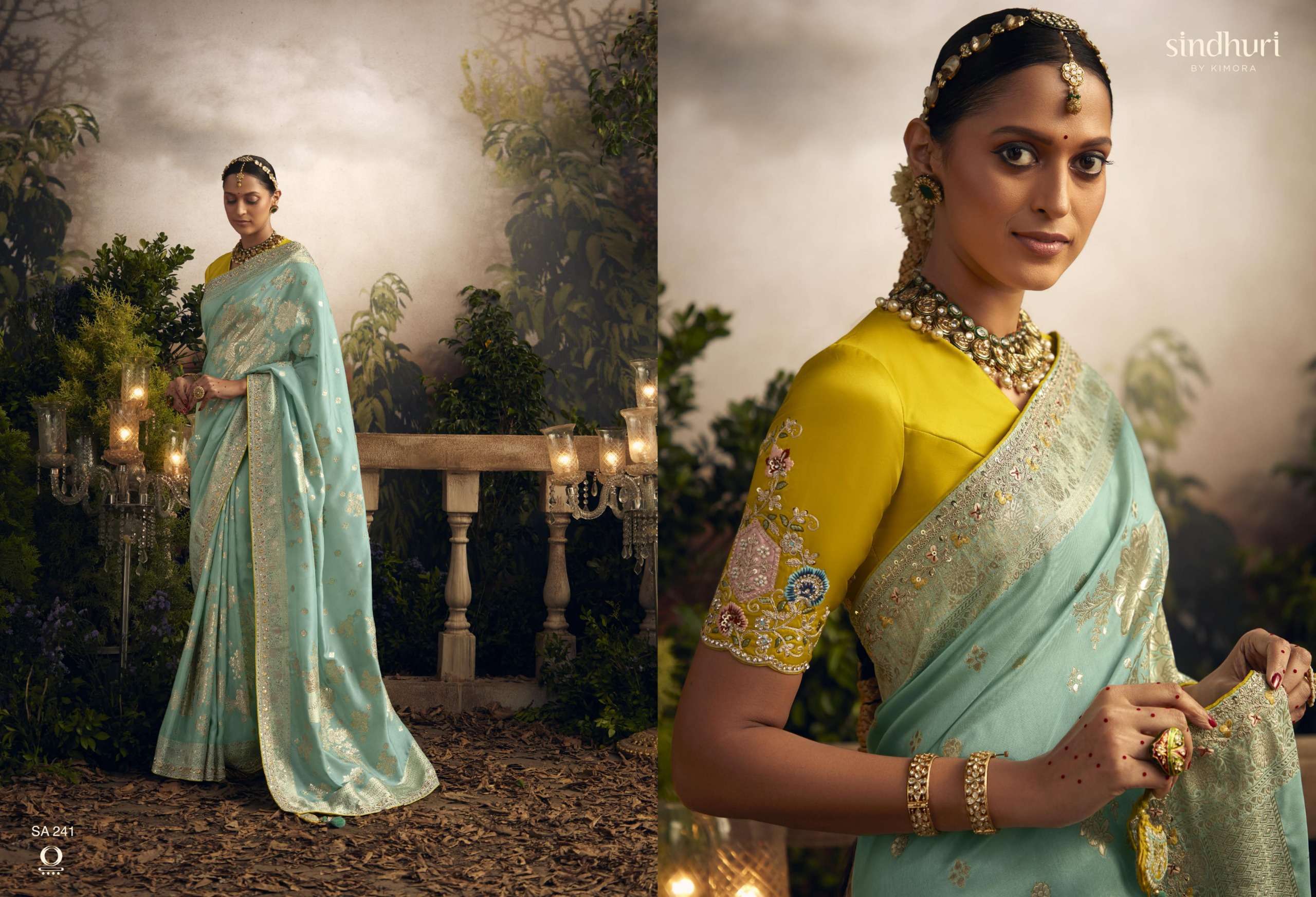 Kimora Sindhuri Radha Rani Embroidery Designer Sarees Wholesale Manufacture in india