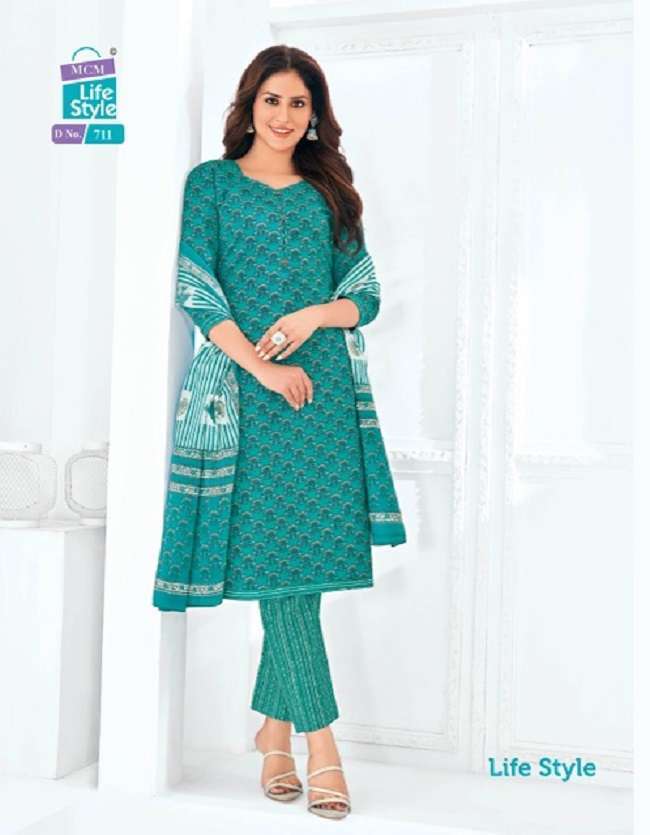 Mcm Lifestyle Vol-7-Readymade Dress Material Jacquard collection in india