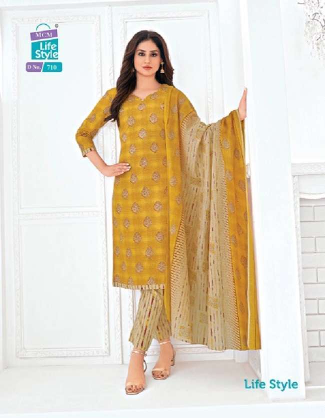 Mcm Lifestyle Vol-7-Readymade Dress Material Jacquard collection in india