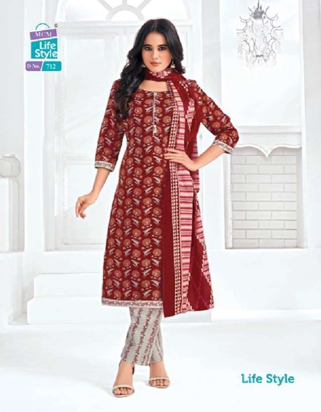 Mcm Lifestyle Vol-7-Readymade Dress Material Jacquard collection in india