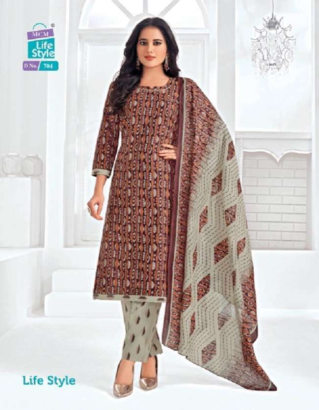 Mcm Lifestyle Vol-7-Readymade Dress Material Jacquard collection in india