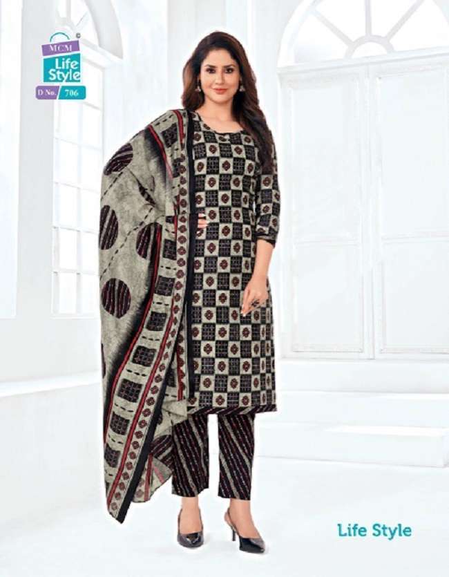 Mcm Lifestyle Vol-7-Readymade Dress Material Jacquard collection in india
