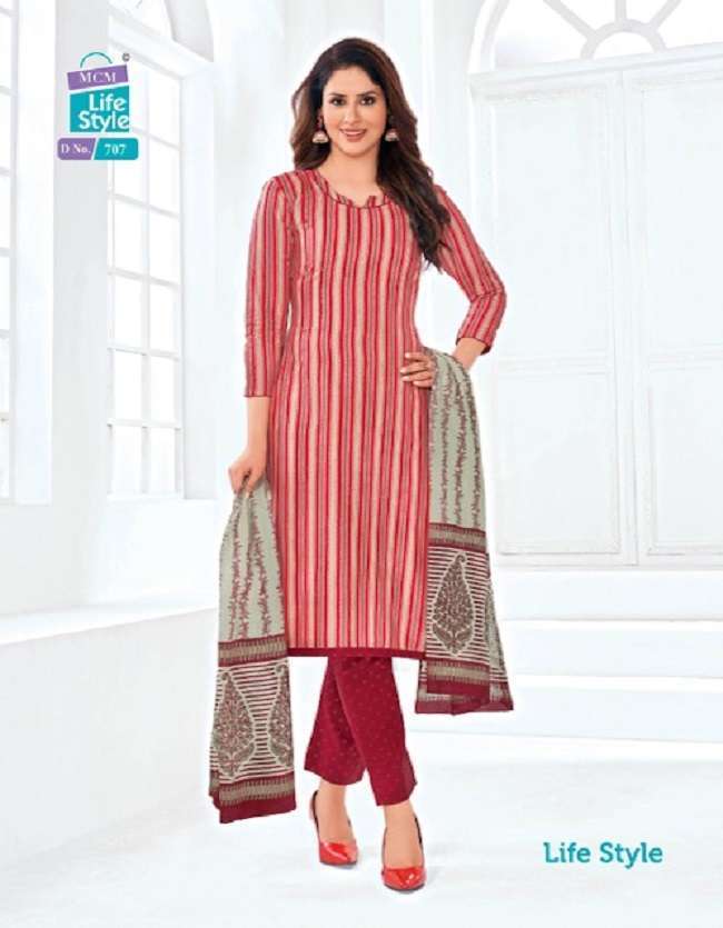 Mcm Lifestyle Vol-7-Readymade Dress Material Jacquard collection in india