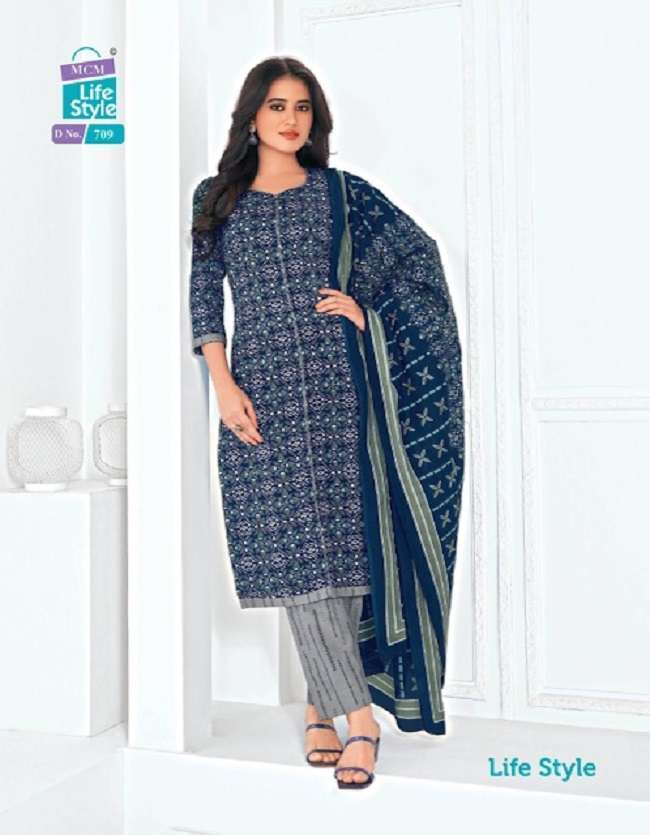 Mcm Lifestyle Vol 7 Readymade Dress Material Jacquard collection in india