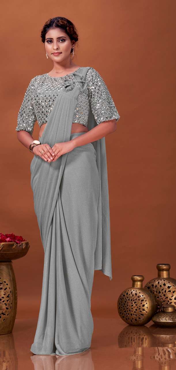Misty 5891 Ready To Wear Saree Embroidery Work Readymade Saree Wholesale  collection in india