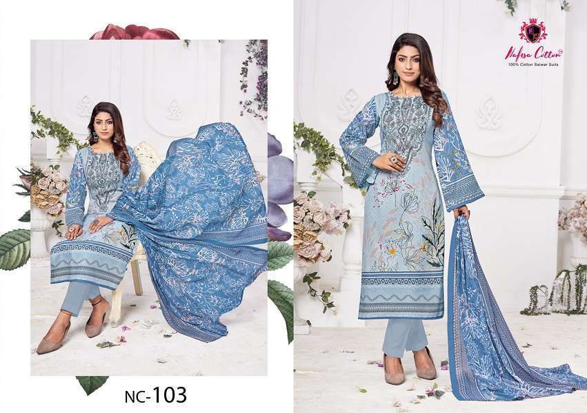 Keval Soha Nazir Vol 2 Pure Cotton Dress Material