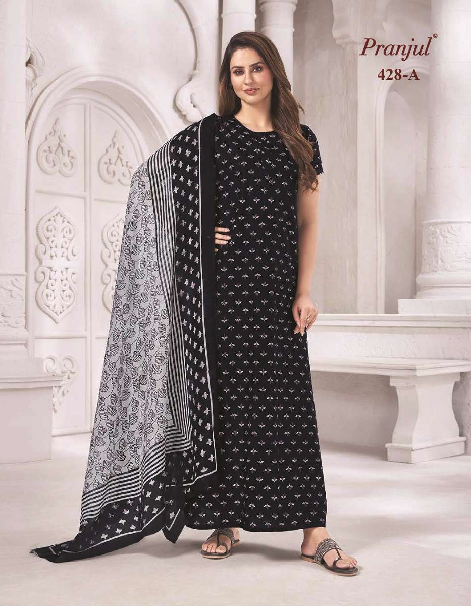 Pranjul Pratishtha Long Nighties With Dupatta -Wholesale Collection in india