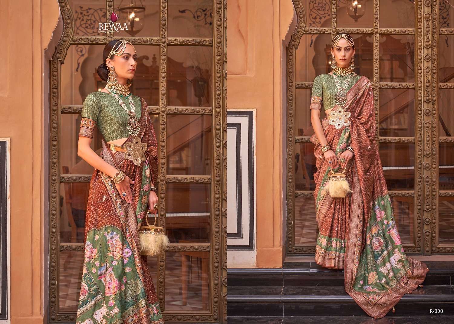 Rewaa Padmavat Vol 2 Silk Blend Designer Saree Wholesale collection in india