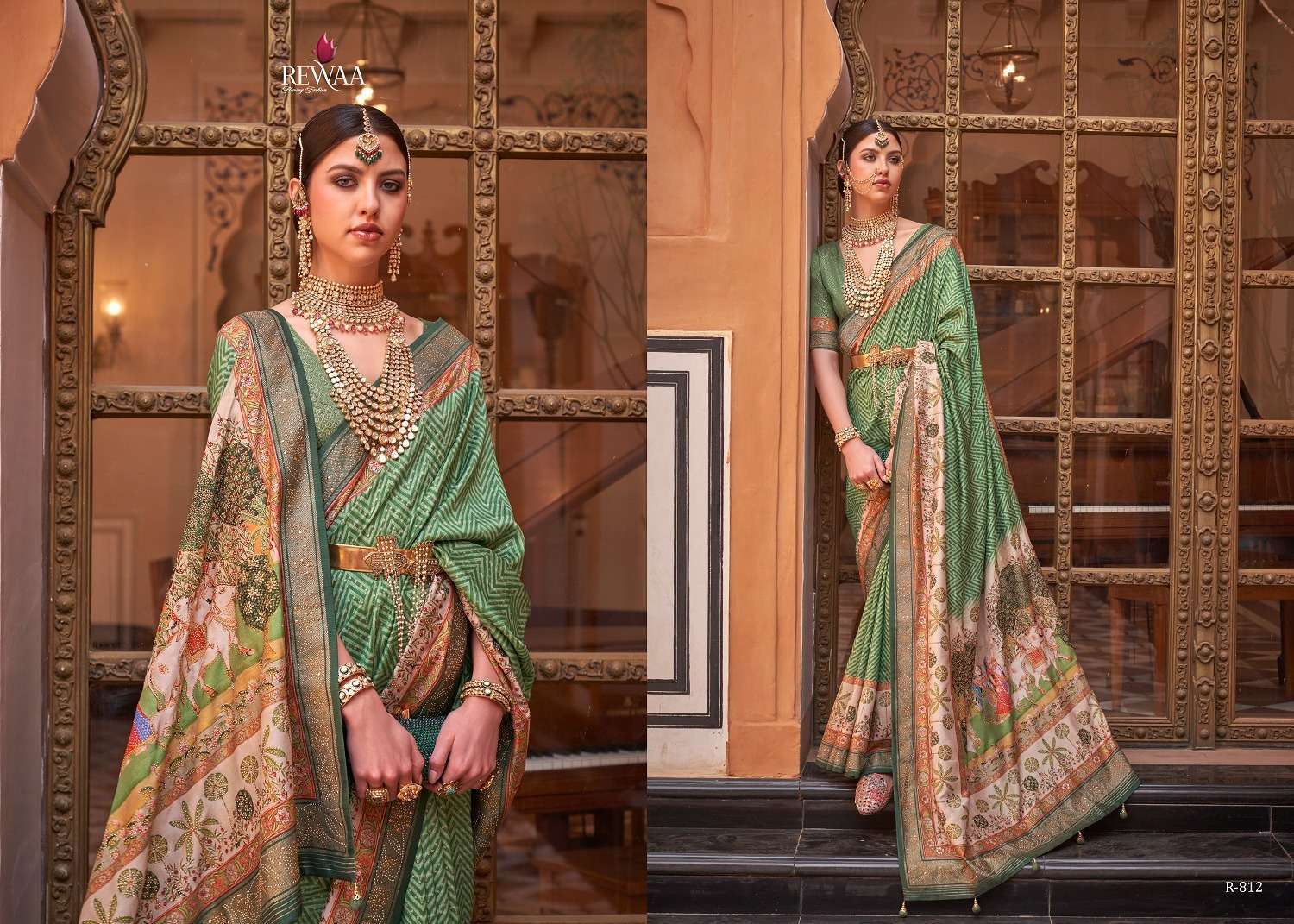 Rewaa Padmavat Vol 2 Silk Blend Designer Saree Wholesale collection in india