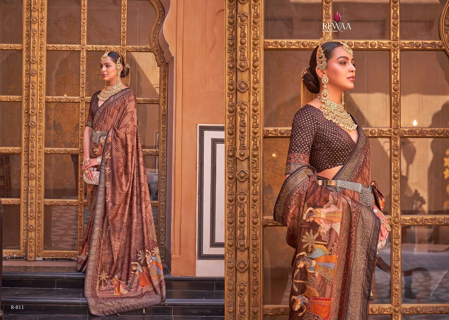 Rewaa Padmavat Vol 2 Silk Blend Designer Saree Wholesale collection in india