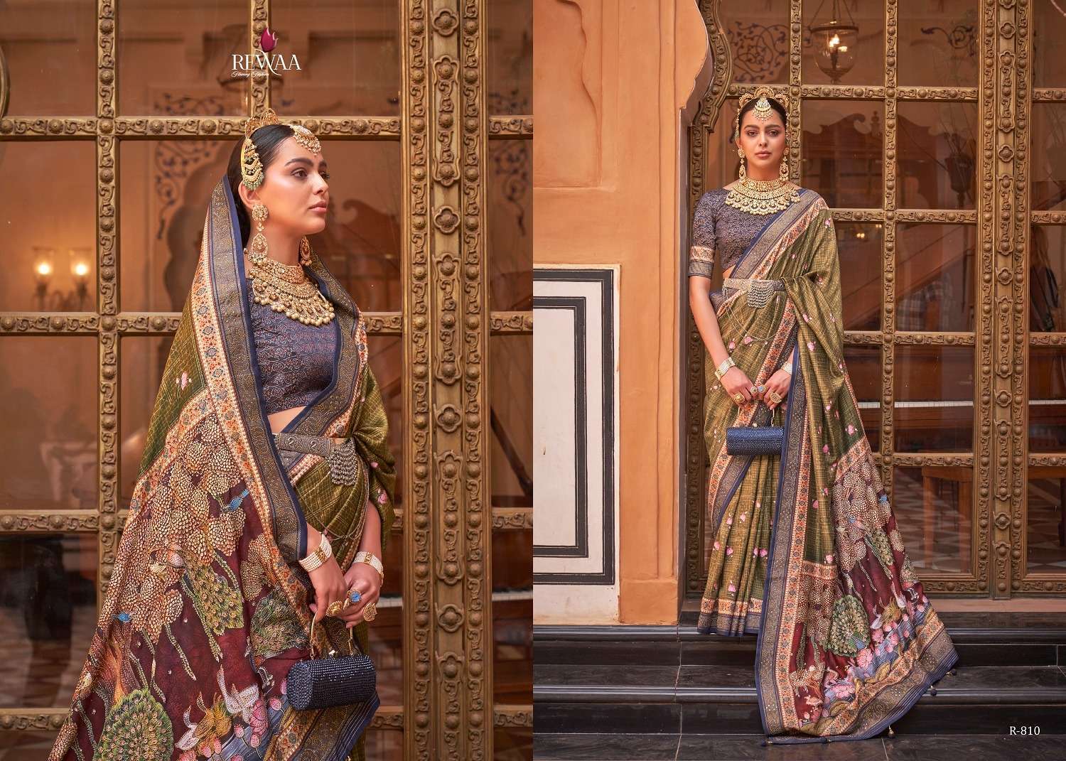 Rewaa Padmavat Vol 2 Silk Blend Designer Saree Wholesale collection in india