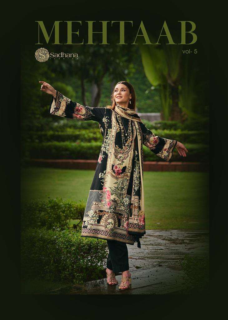 Sadhana Fashion Winter Collection Mehtaab Vol-5 Viscos Pashmina Salwar Suits Wholesle manufacture in india