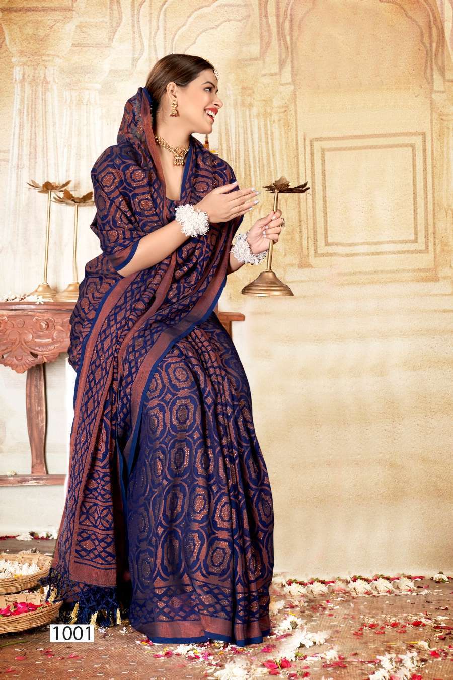 Saroj Ghungroo Vol 2 Fancy Fabric Designer Saree Wholesale  market in india