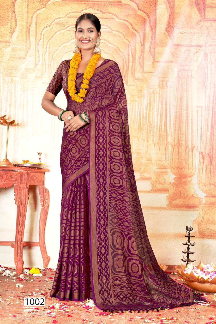 Saroj Ghungroo Vol 2 Fancy Fabric Designer Saree Wholesale  market in india