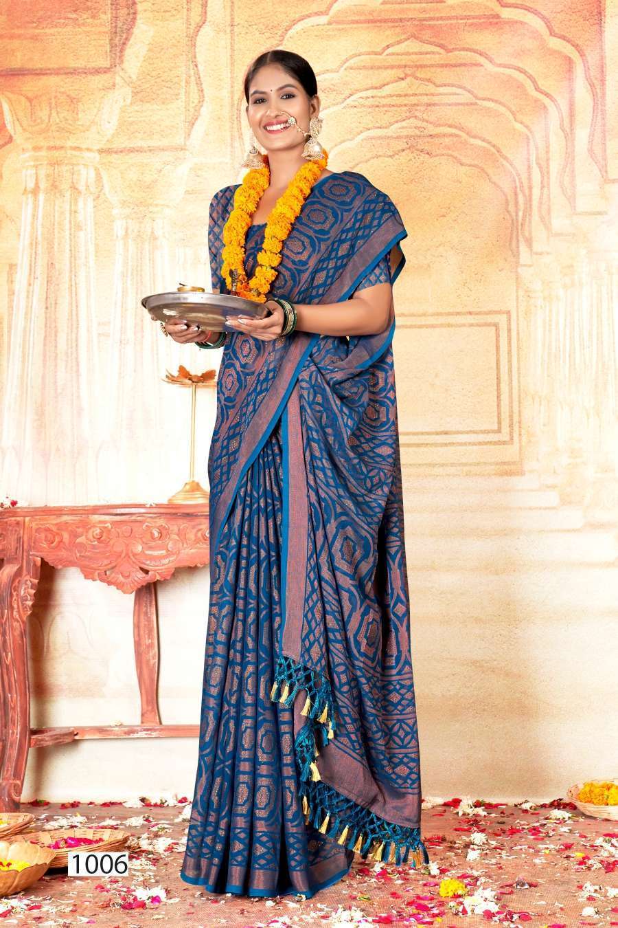 Saroj Ghungroo Vol 2 Fancy Fabric Designer Saree Wholesale  market in india