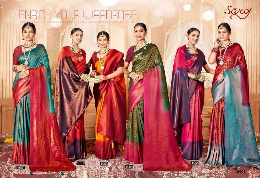 Saroj Karigari Vol-2 Designer Soft Silk Saree Wholesale  price in surat