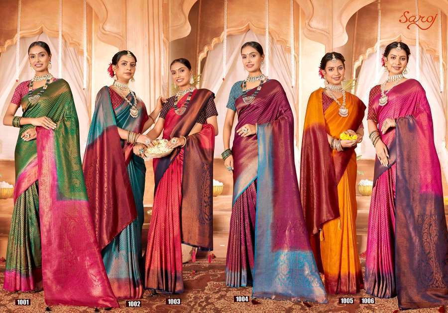 Saroj Karigari Vol-3 Designer Soft Silk Saree Wholesale market in surat