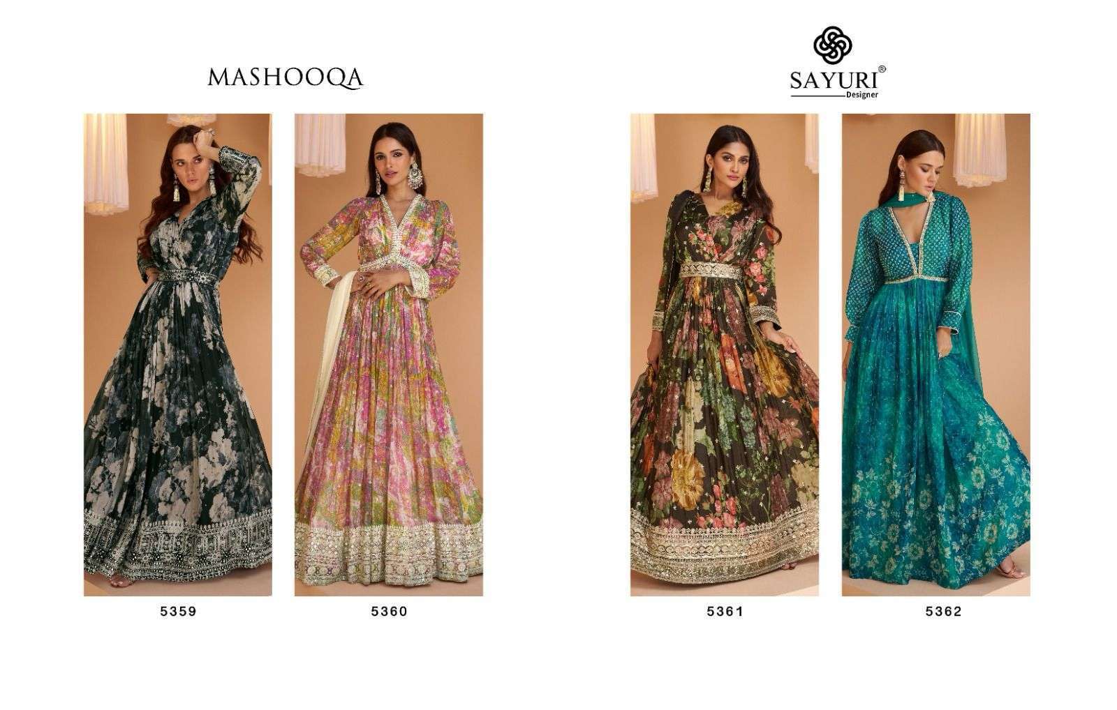 Sayuri Designer Mashooqa Designer Salwar Kameez Wholesale collection in india