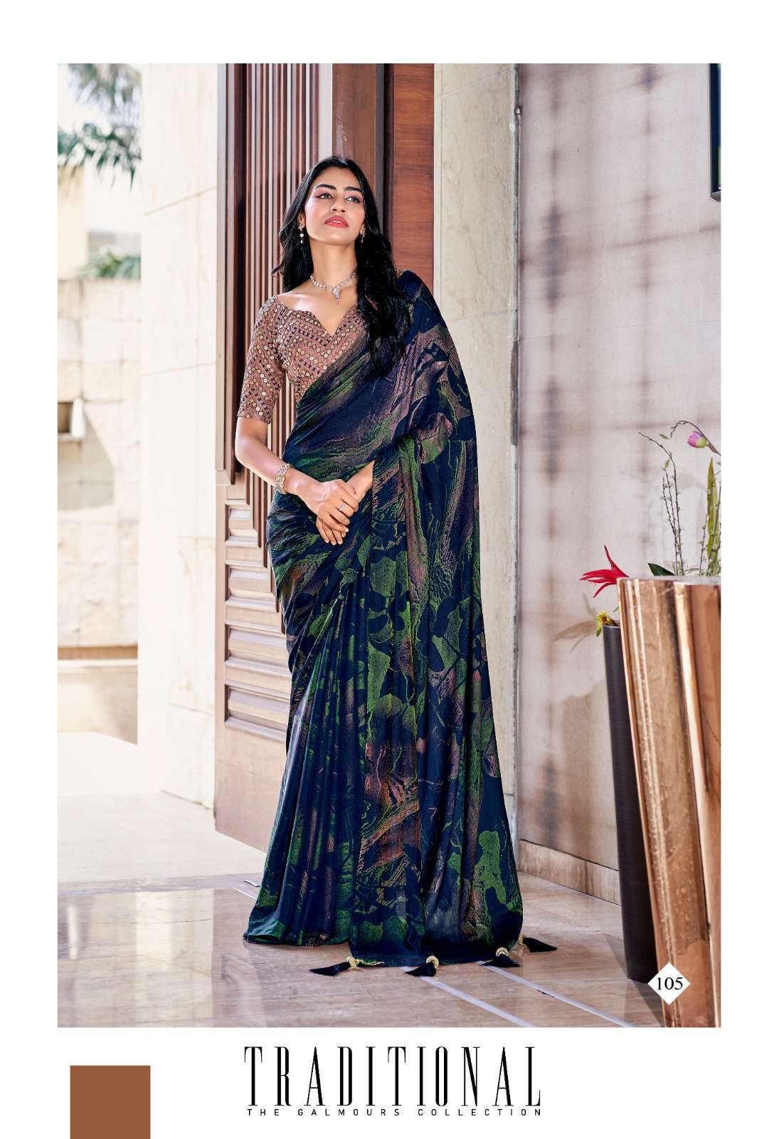 Stavan Shannon Velvet Silk With Embroidery Saree Wholesale Manufacture in surat