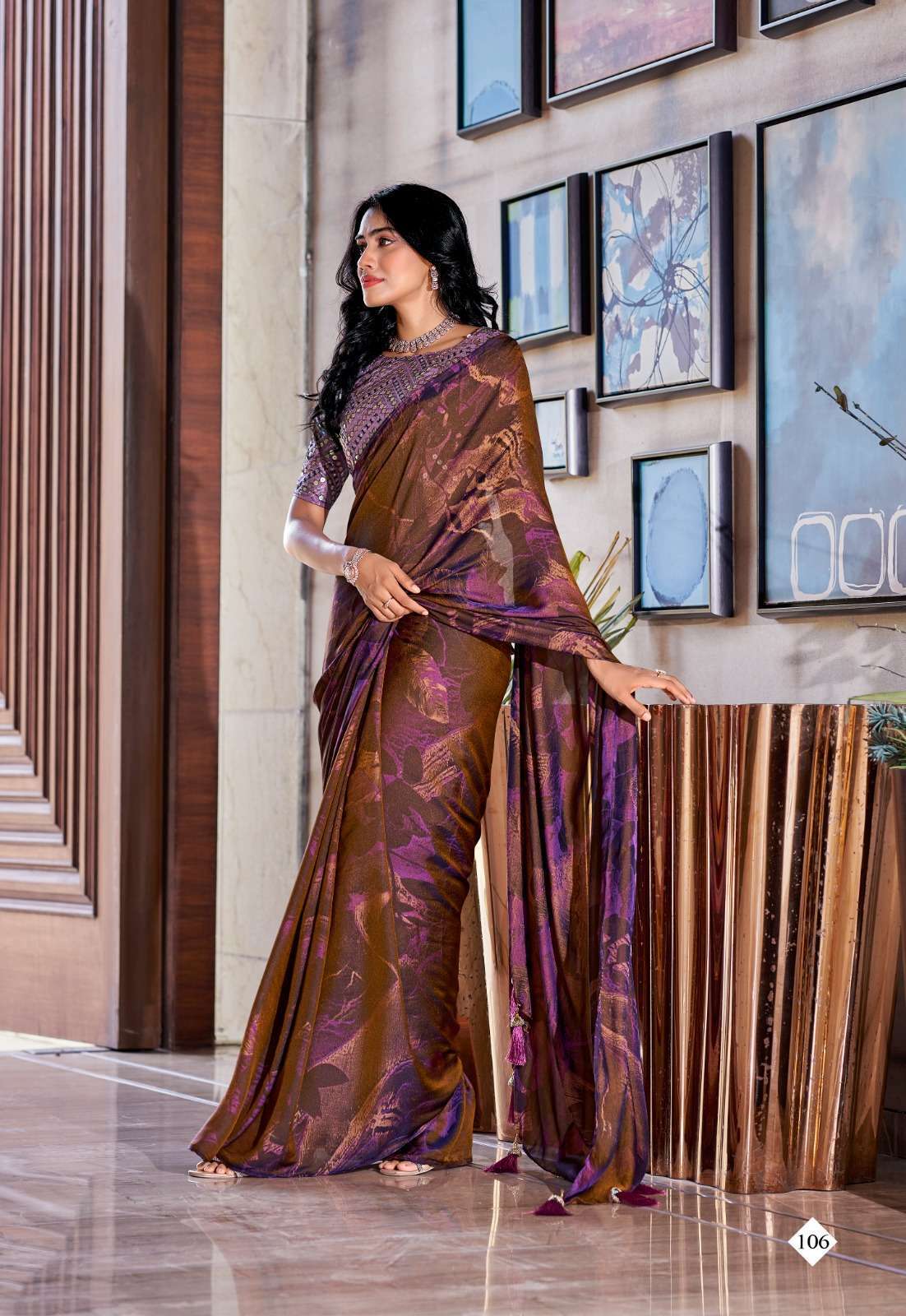 Stavan Shannon Velvet Silk With Embroidery Saree Wholesale Manufacture in surat