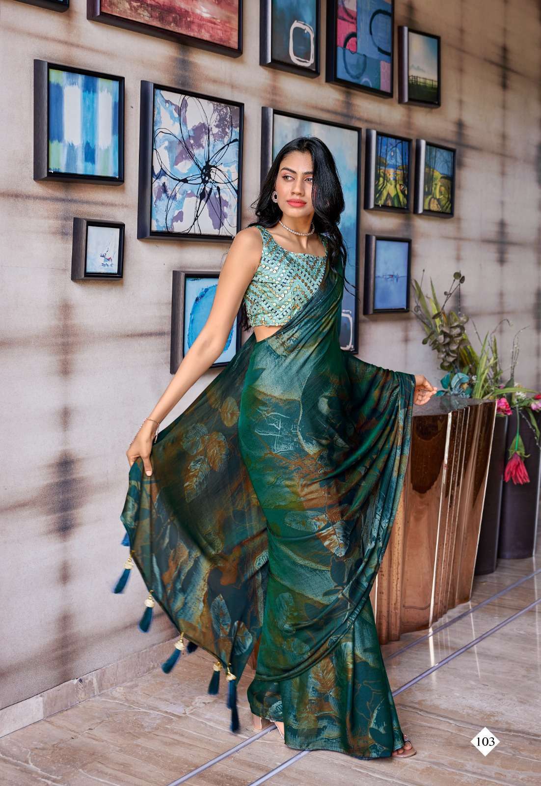 Stavan Shannon Velvet Silk With Embroidery Saree Wholesale Manufacture in surat