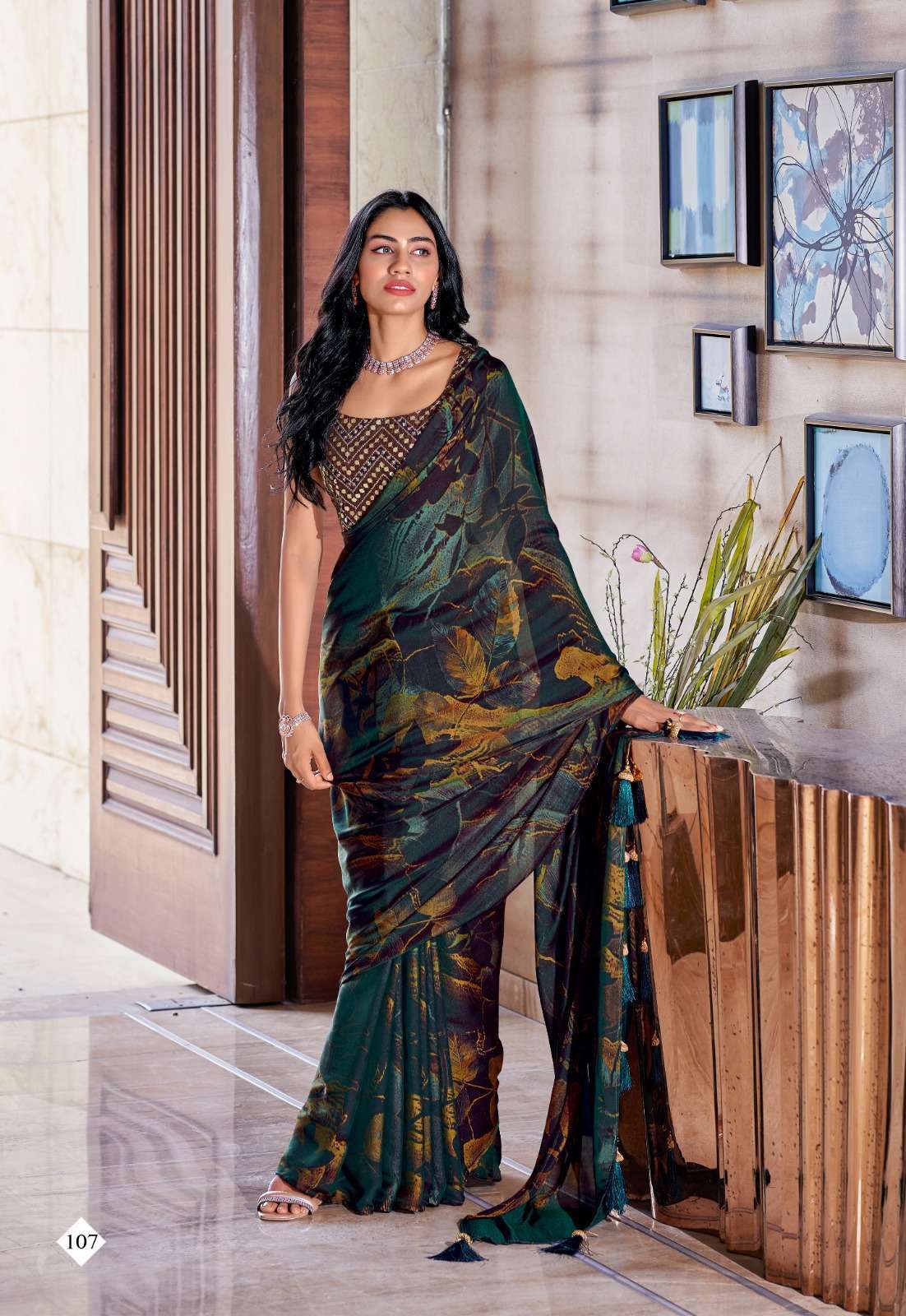 Stavan Shannon Velvet Silk With Embroidery Saree Wholesale Manufacture in surat