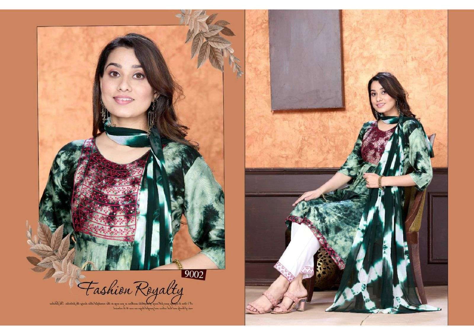Trendy Dancing Queen Wholesale Naira Cut Kurti manufacture in india