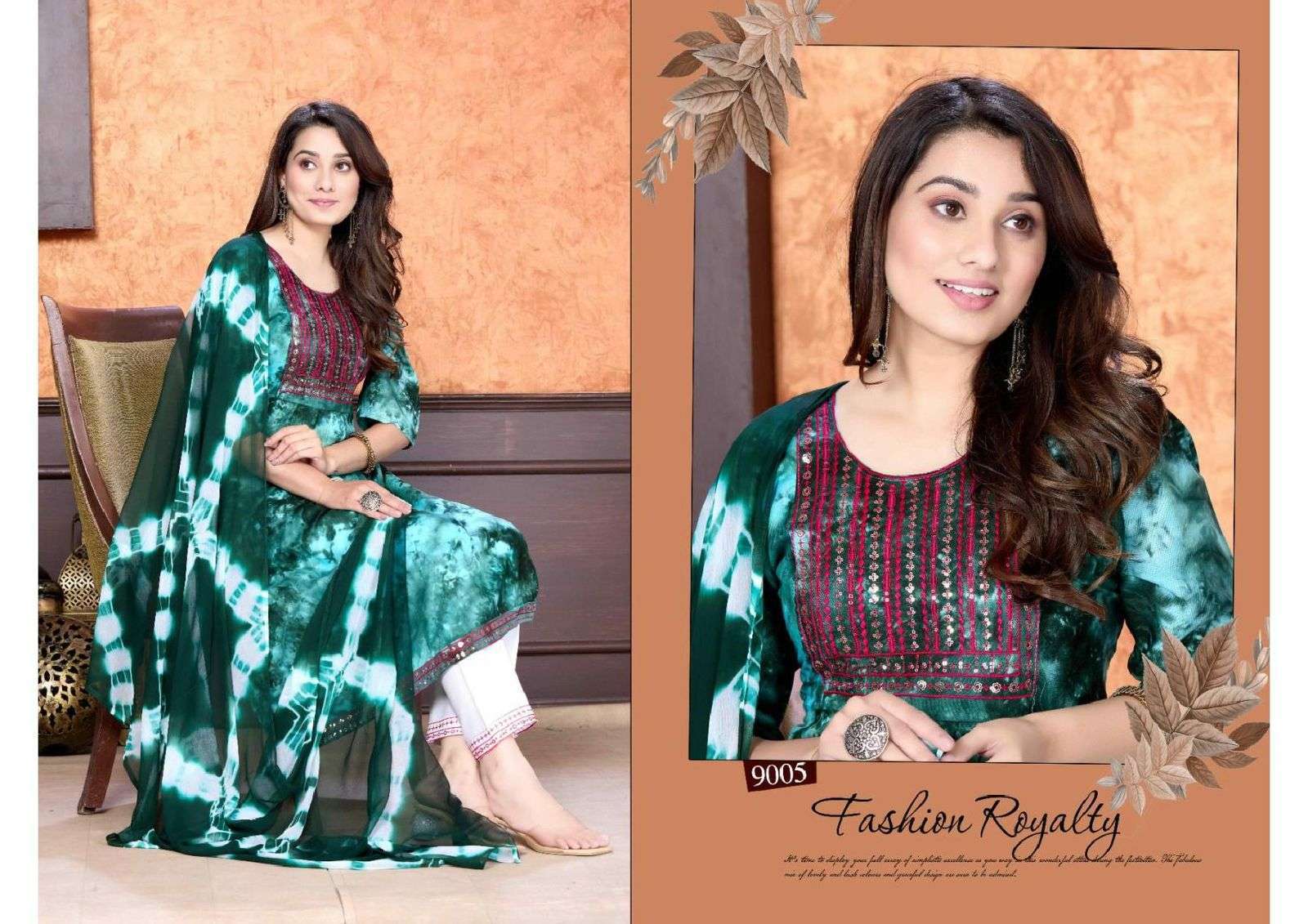 Trendy Dancing Queen Wholesale Naira Cut Kurti manufacture in india
