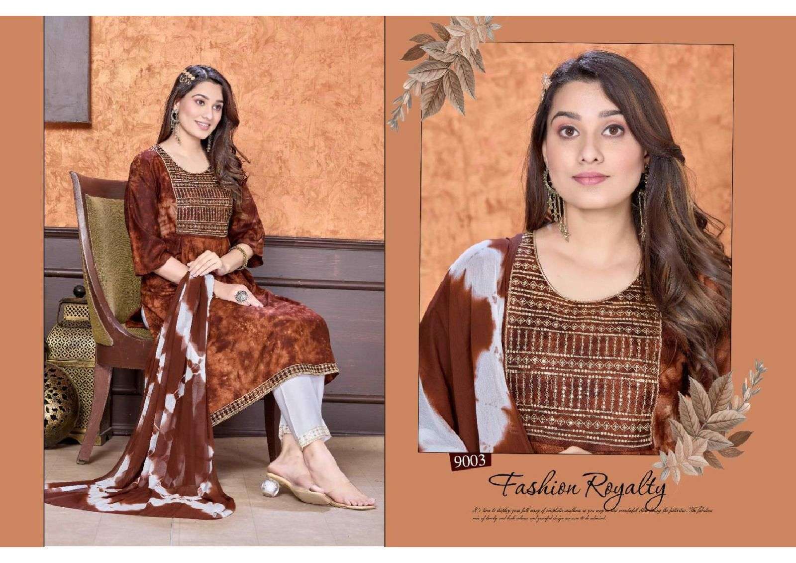 Trendy Dancing Queen Wholesale Naira Cut Kurti manufacture in india