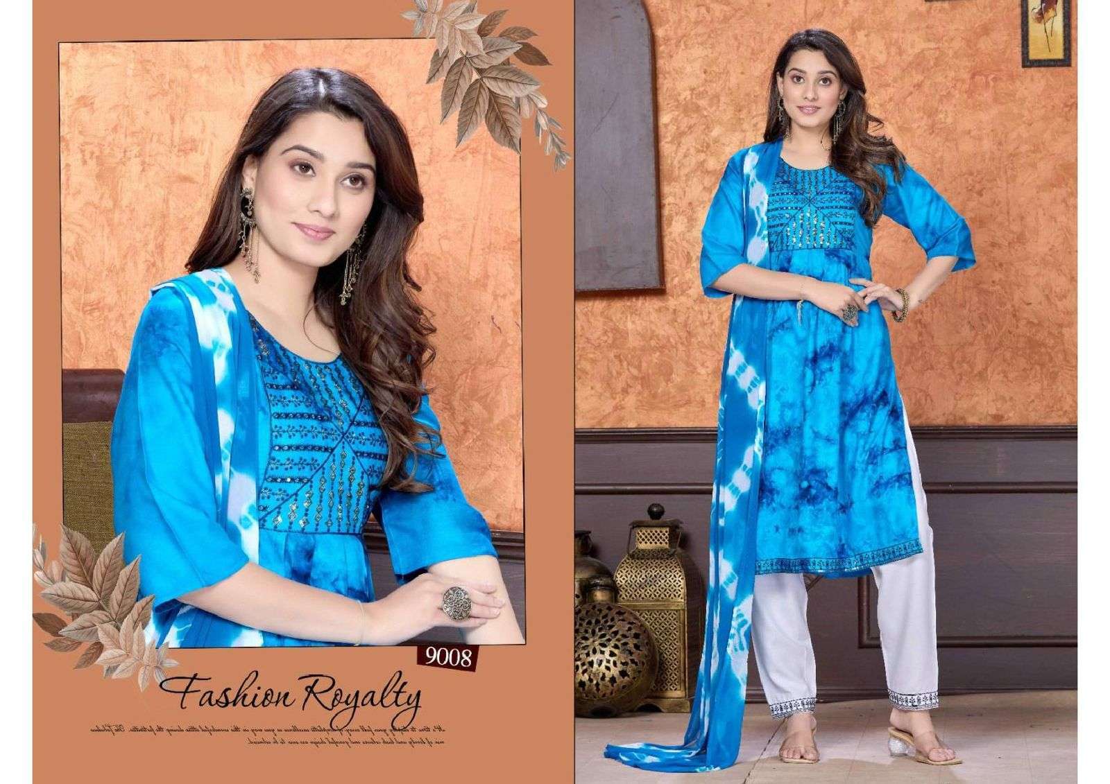 Trendy Dancing Queen Wholesale Naira Cut Kurti manufacture in india