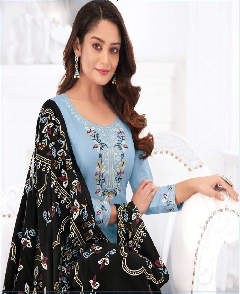Vinayak Vastra Veer Zaara Vol-5 Rayon Dress Material Wholesale manufacture in india