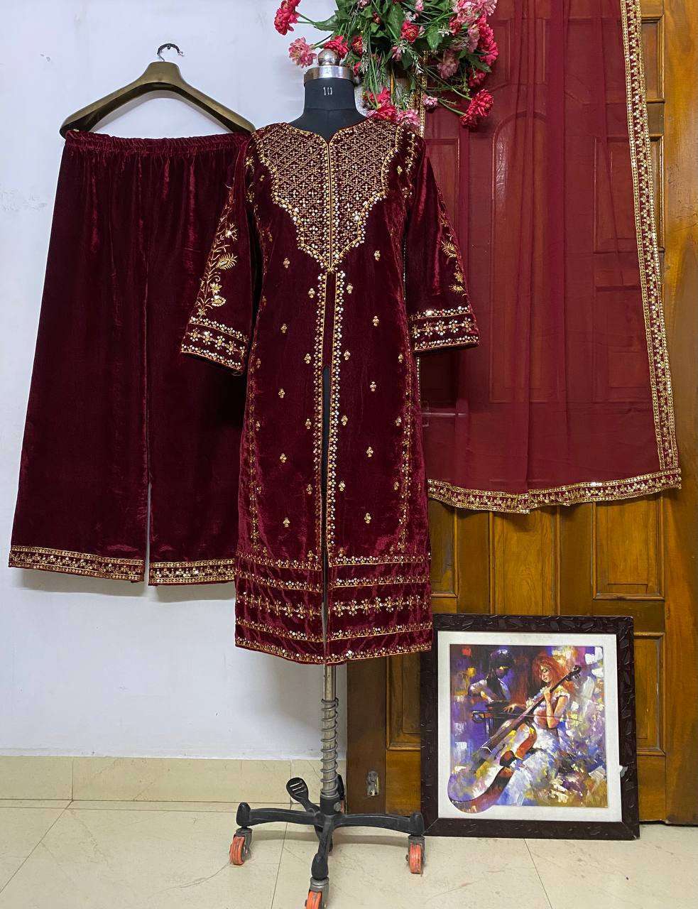 1151 Colors Heavy Velvet Sequence Embroidery Salwar Suits wholesale prices