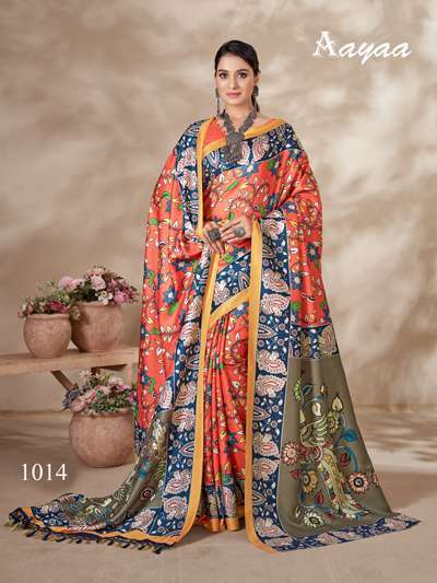 Aayaa Pashmina Vol 2 Winter Wear Saree Gujarati saree supplier