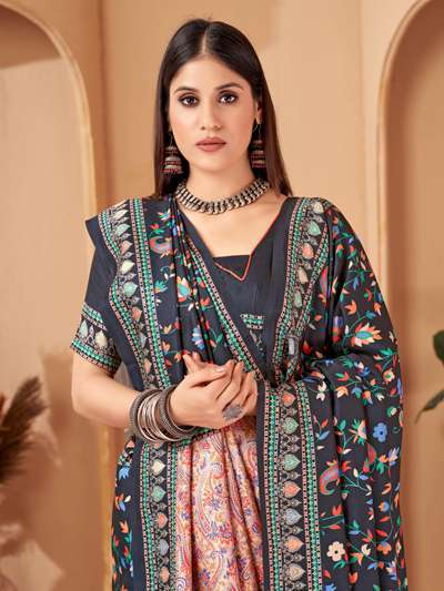 Aayaa Pashmina Vol 2 Winter Wear Saree Gujarati saree supplier