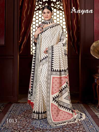 Aayaa Pashmina Vol 2 Winter Wear Saree Gujarati saree supplier