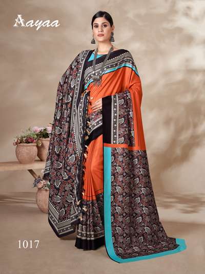 Aayaa Pashmina Vol 2 Winter Wear Saree Gujarati saree supplier