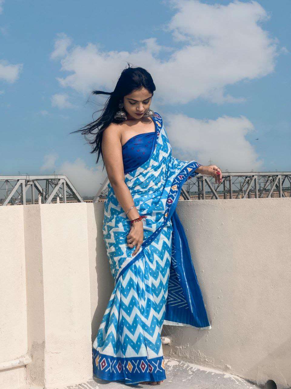 Ap 07 Printed Soft Cotton Jaipur Saree Bulk Saree