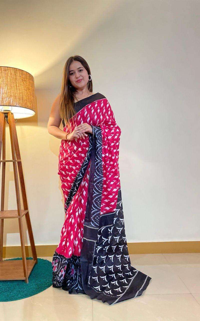Ap 10 Jaipur Printed Soft Cotton Saree Printed Saree