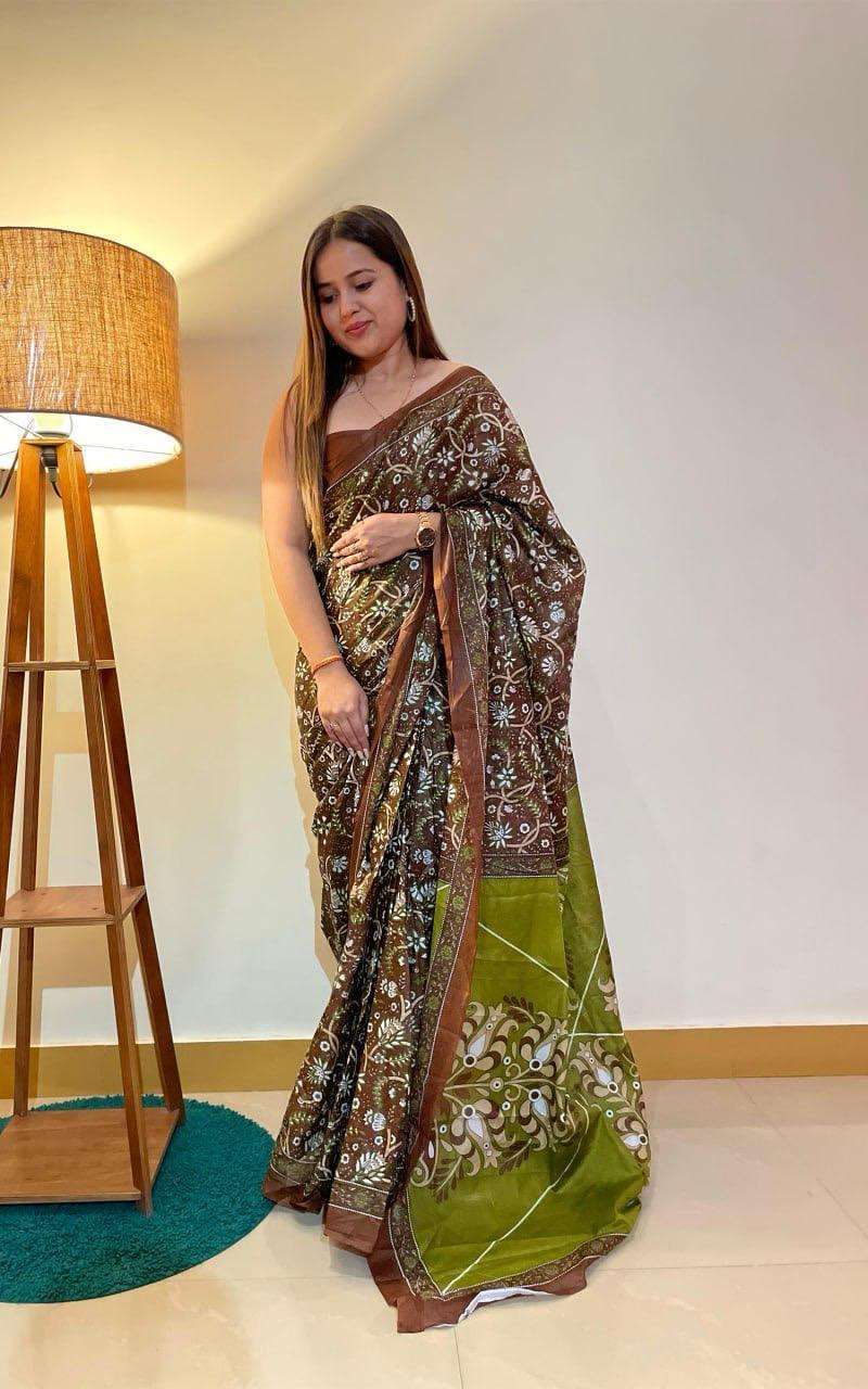 Ap 10 Jaipur Printed Soft Cotton Saree Printed Saree