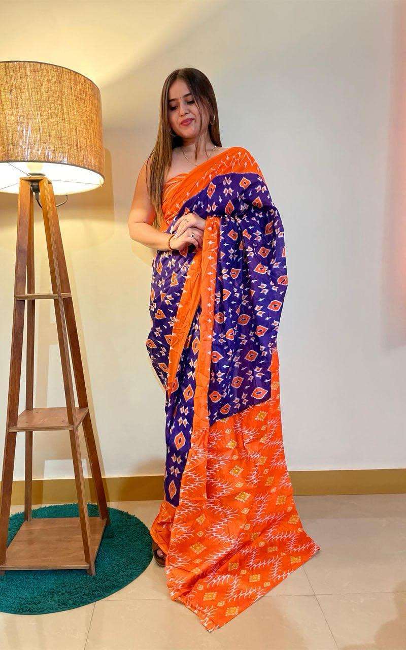 Ap 10 Jaipur Printed Soft Cotton Saree Printed Saree