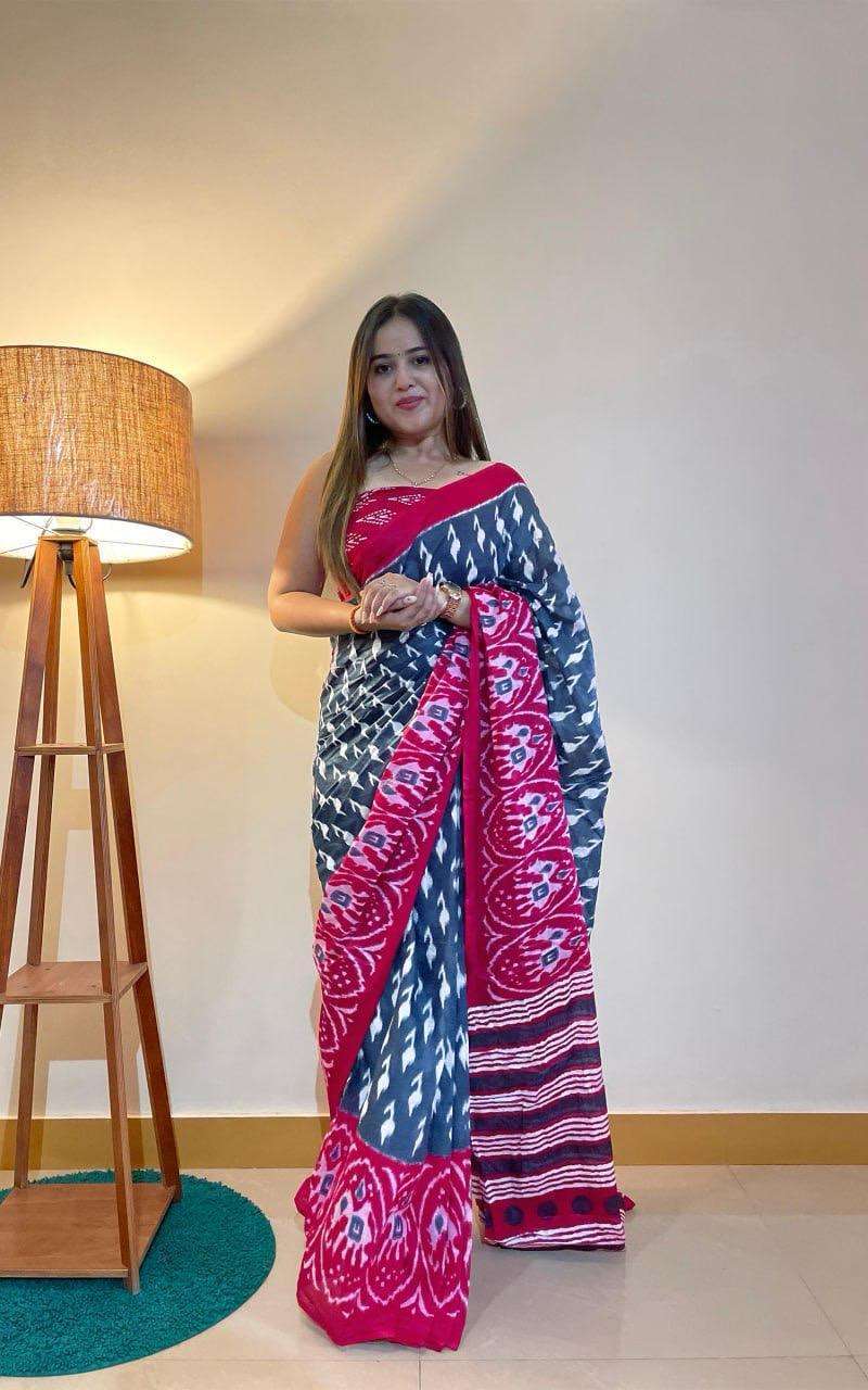 Ap 10 Jaipur Printed Soft Cotton Saree Printed Saree