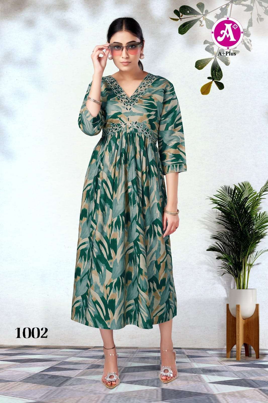 Ayush Fashion AKSHARA Aliya Cut Kurti Printed Kurti in Surat
