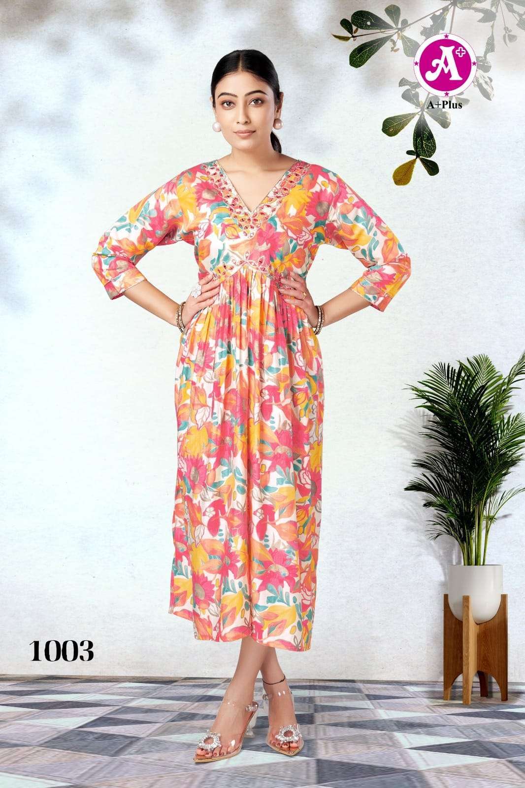 Ayush Fashion AKSHARA Aliya Cut Kurti Printed Kurti in Surat