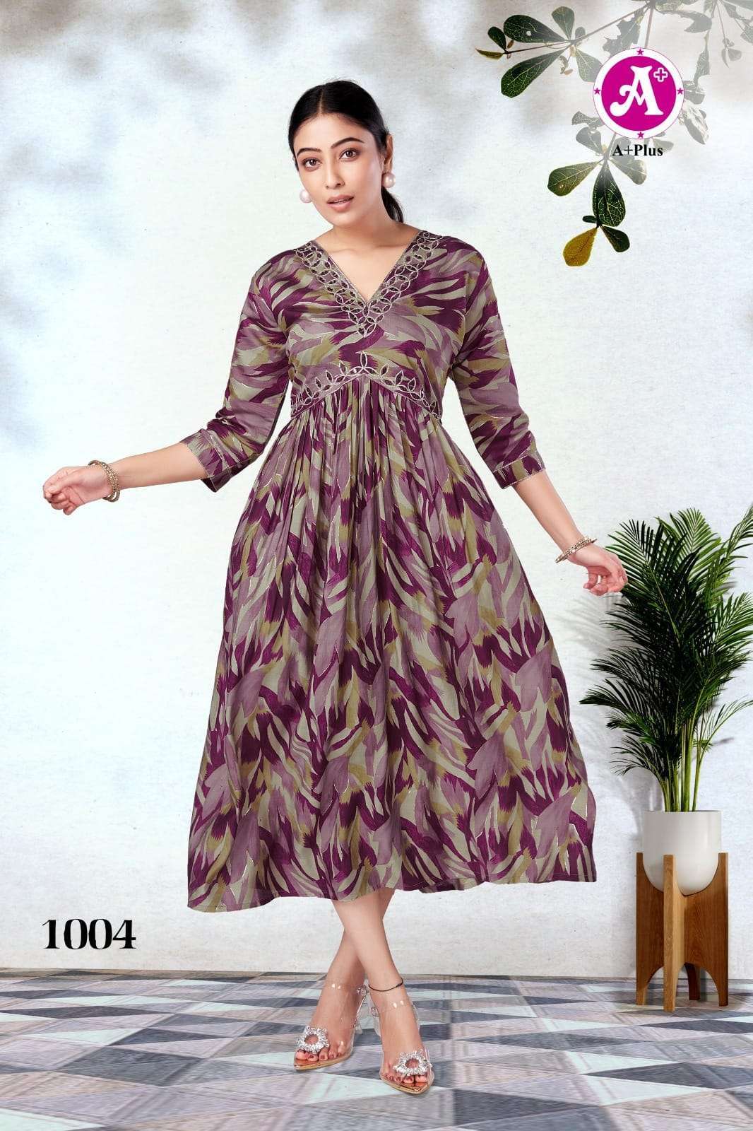 Ayush Fashion AKSHARA Aliya Cut Kurti Printed Kurti in Surat
