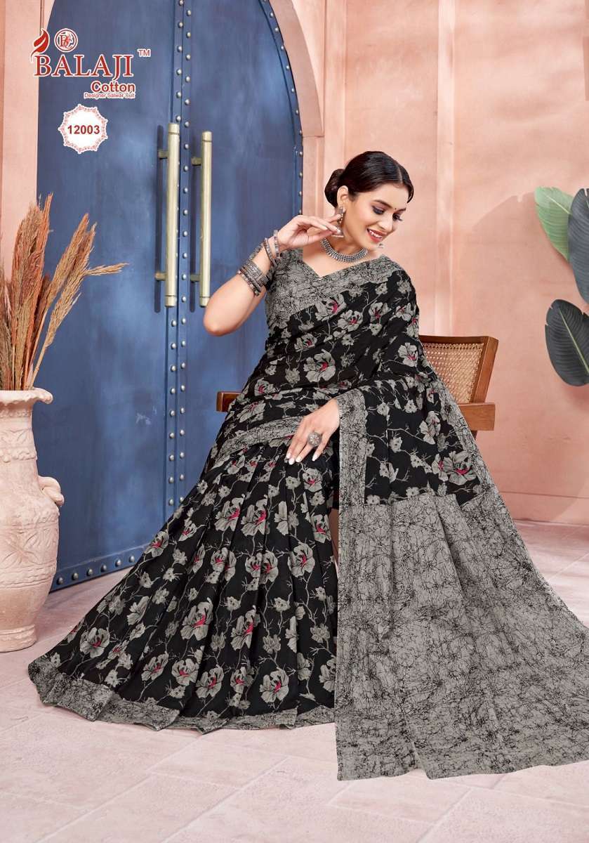 Balaji Leelavathi Vol -12 – Cotton Saree Surat Wholesale Saree Suppliers