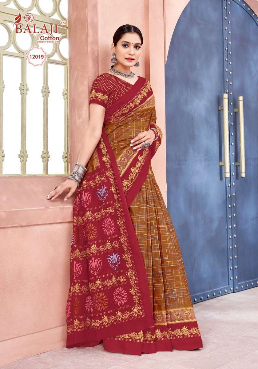 Balaji Leelavathi Vol -12 – Cotton Saree Surat Wholesale Saree Suppliers