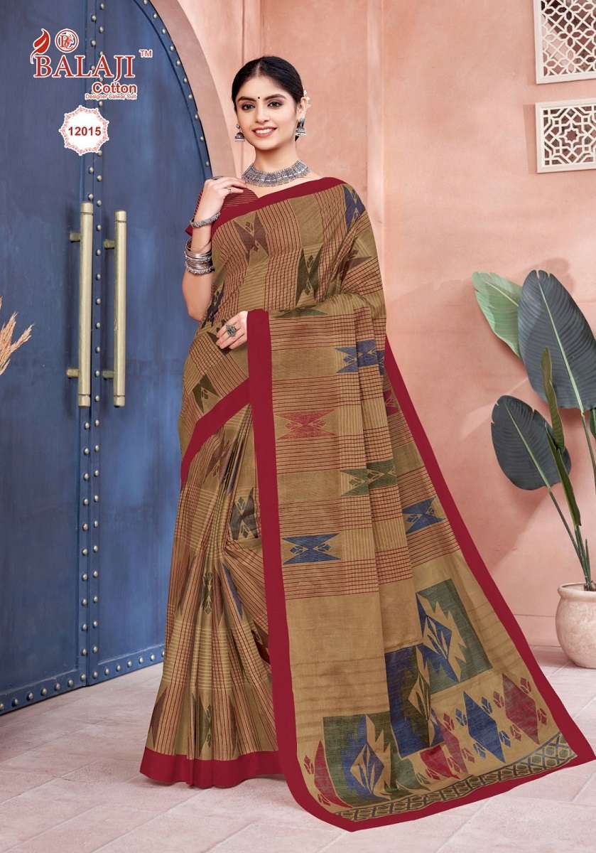 Balaji Leelavathi Vol -12 – Cotton Saree Surat Wholesale Saree Suppliers